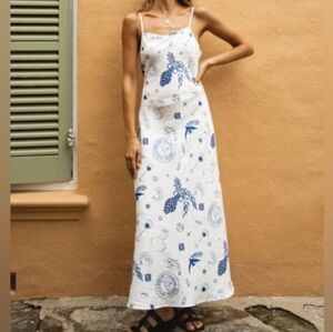 Vrg Girl Le Sirenuse Linen Dress